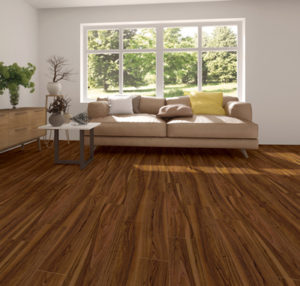 Basic #11 Golden Teak Laminated Flooring Lamiwood