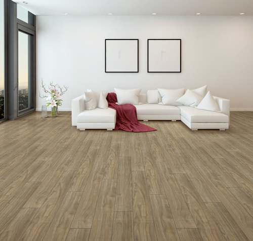 Alpine Walnut#385 Elevate Laminated Flooring Lamiwood