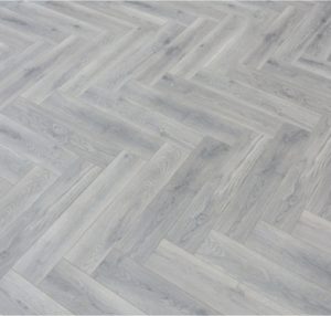 Matt Grey Oak #28 Herringbone Laminated Flooring Lamiwood