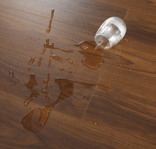 Royal Walnut #6027 Laminated Flooring Lamiwood