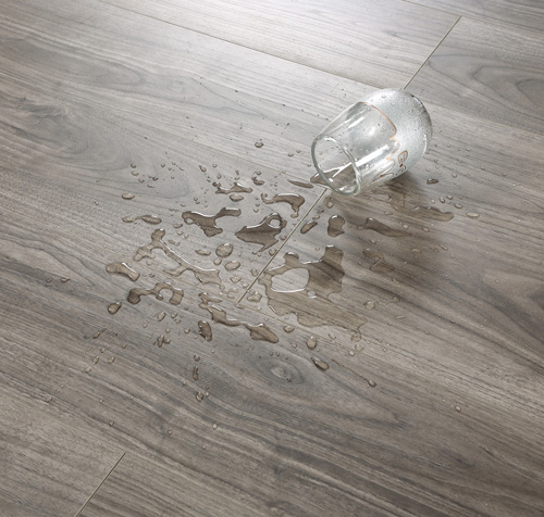 Titanium Walnut #6024 Laminated Flooring Lamiwood