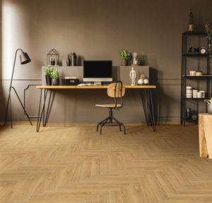 Stellar Negro #234 Herringbone Laminated flooring