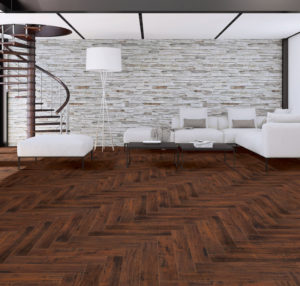 Blanco Norte #302 Herringbone Laminated Flooring Lamiwood