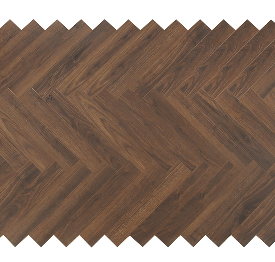 Natural English Walnut #201 Herringbone Laminated waterproof Flooring Lamiwood
