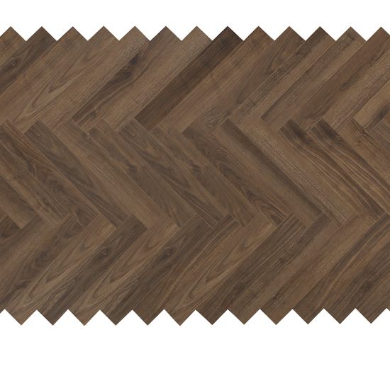 Natural English Walnut #201 Herringbone Laminated waterproof Flooring Lamiwood