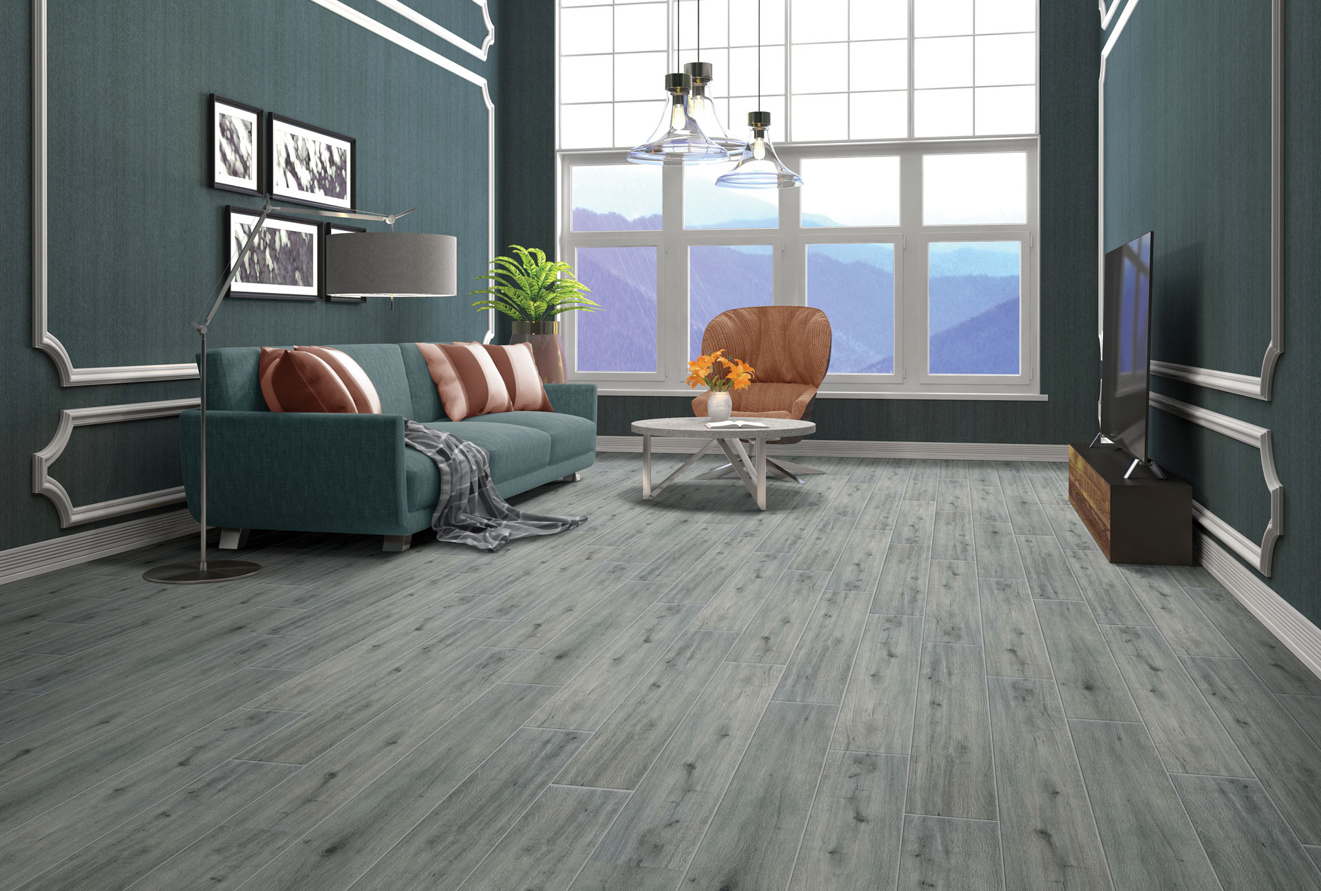 Nutmeg Oak #652 (Radiant Collection) Laminated Flooring Lamiwood