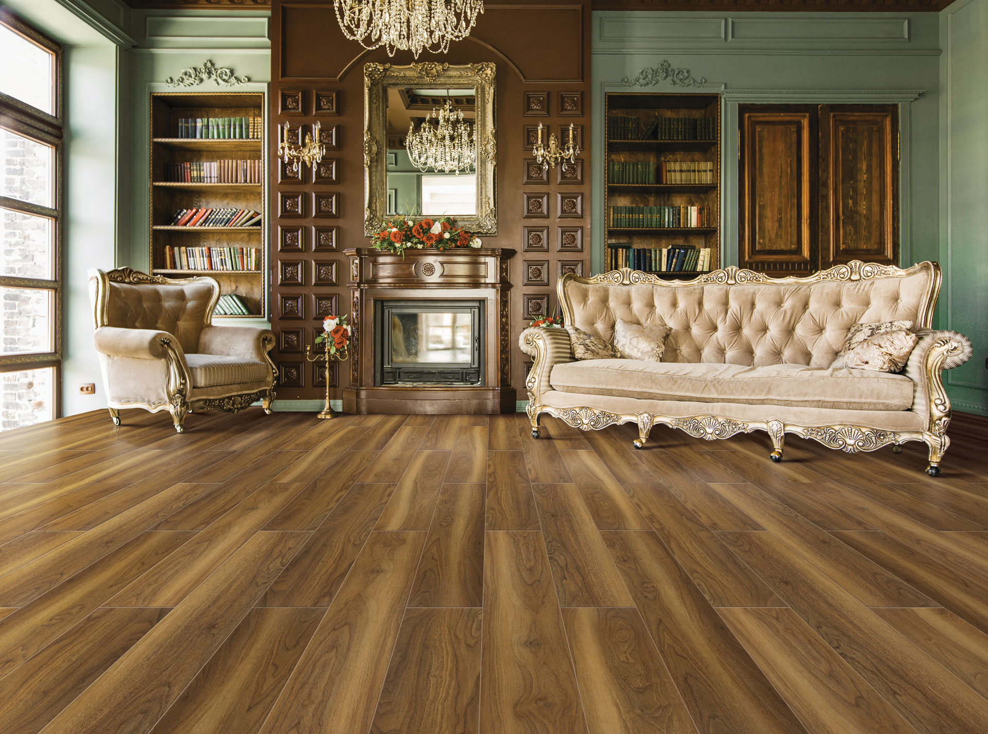 Barley Oak #654 (Radiant Collection) Laminated flooring Lamiwood