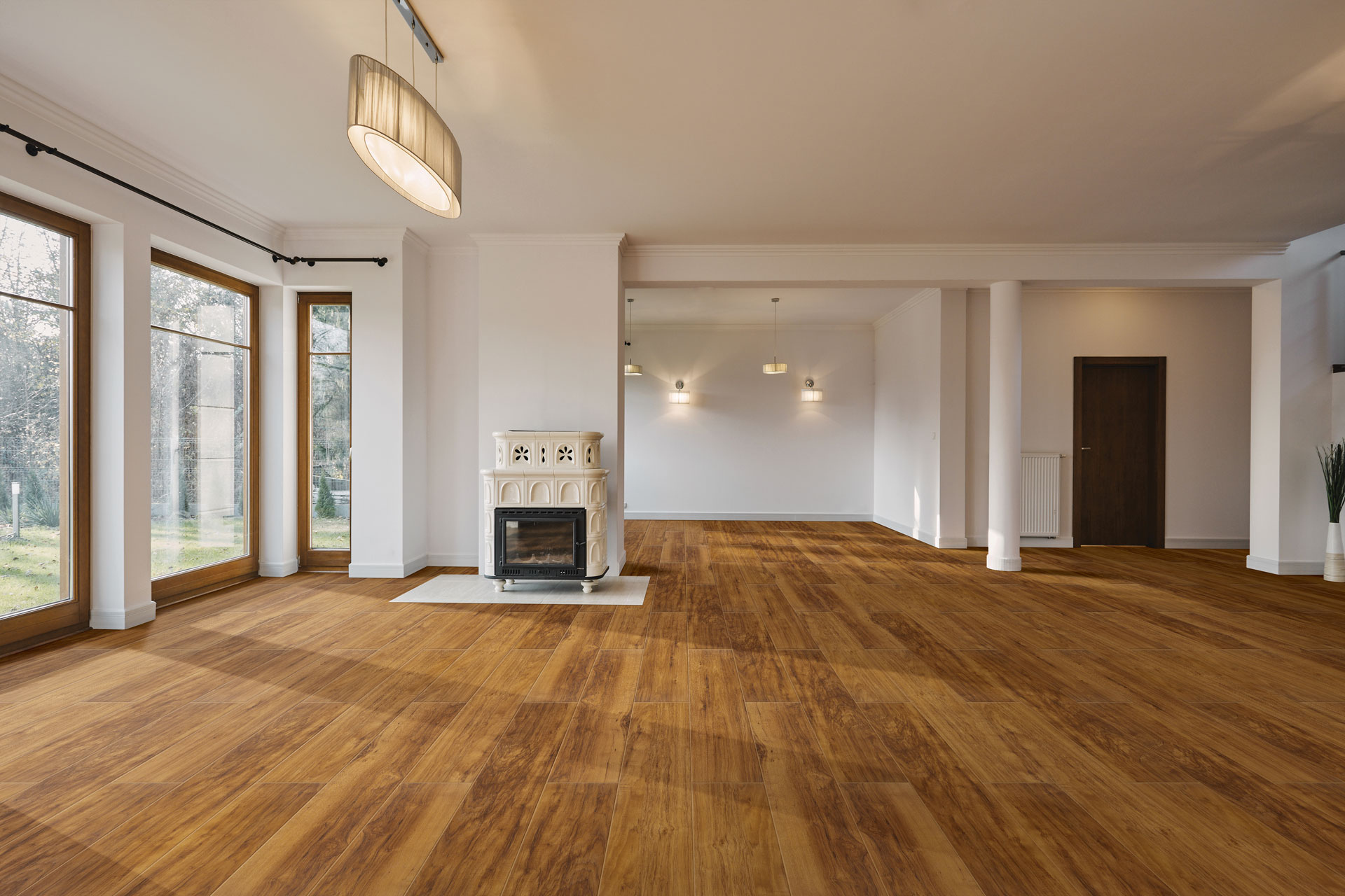 Warehouse Walnut #656 (Radiant Collection) Laminated Flooring Lamiwood