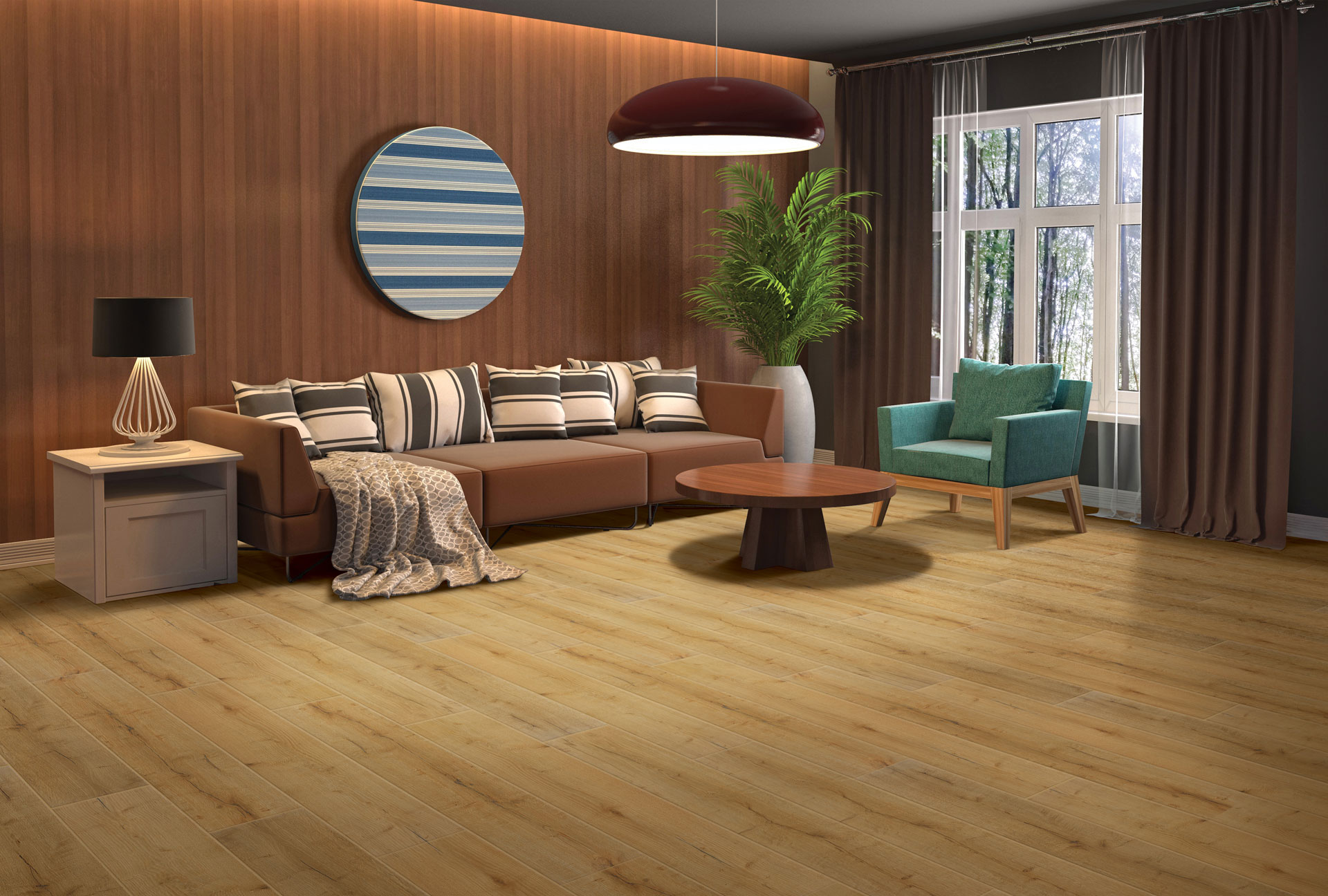 Farm Oak #658 (Radiant Collection) Laminated Flooring Lamiwood