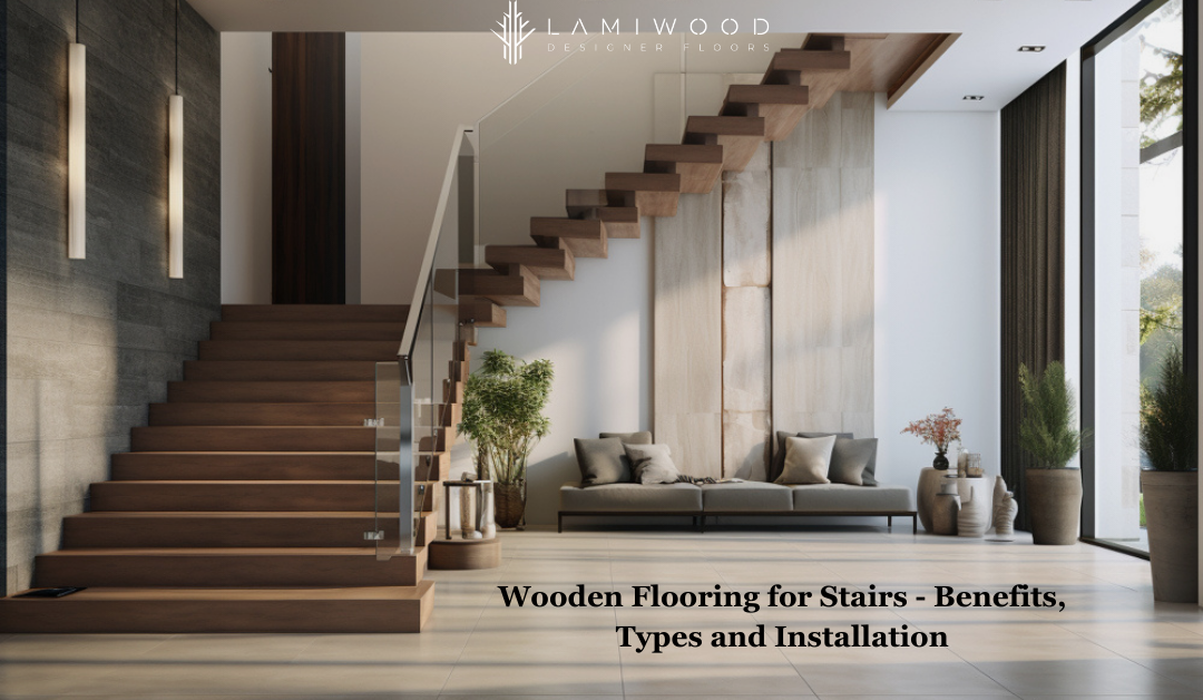 wooden flooring stairs