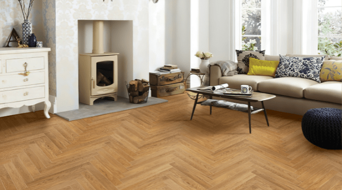 Natural wooden flooring