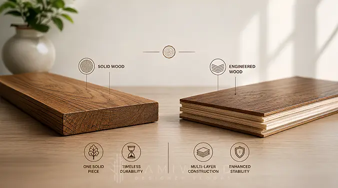 Engineered wood vs Solid Wood: Which flooring can refinish more?