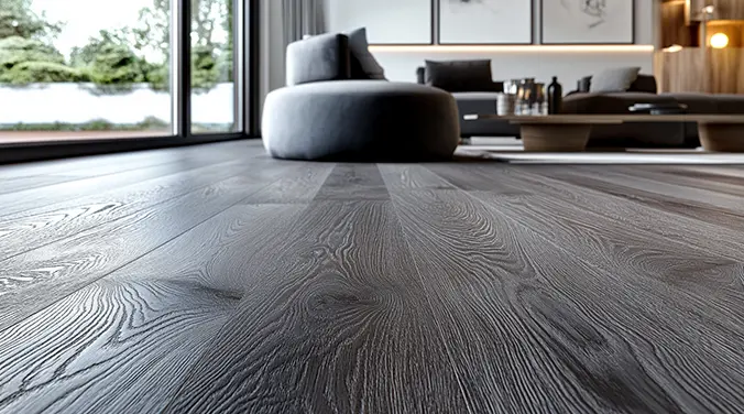 Grey Solid wood flooring- Lamiwood