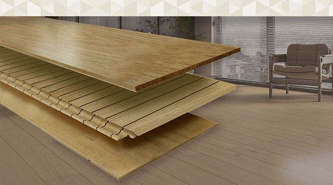 Engineered wood Multi-layer construction