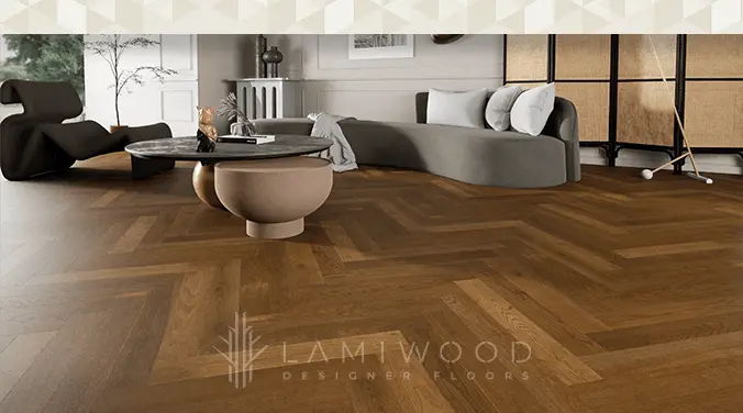 smoked wood floors