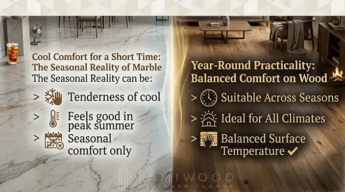 wooden flooring Comfort Across All Seasons