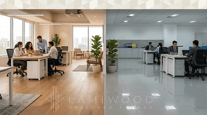 How engineered wooden flooring improves employee productivity in offices