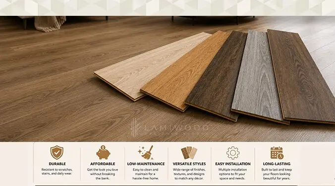 Lamiwood laminate flooring complete guide for homes and commercial spaces India