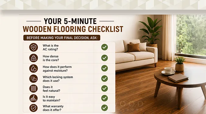 5-minute wooden flooring quality checklist before purchase