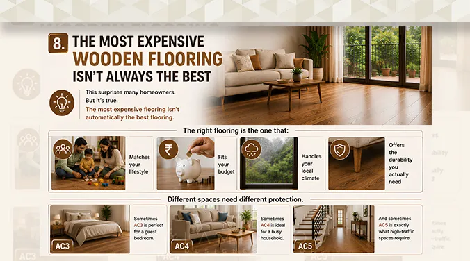 Comparison of expensive vs budget wooden flooring options